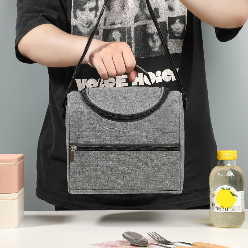 Bolsa de almuerzo de tela de Oxford de gran capacidad, bolsa de almuerzo, bolsa de almuerzo, bolsa de almuerzo, bolsa de helado para picnic al aire libre