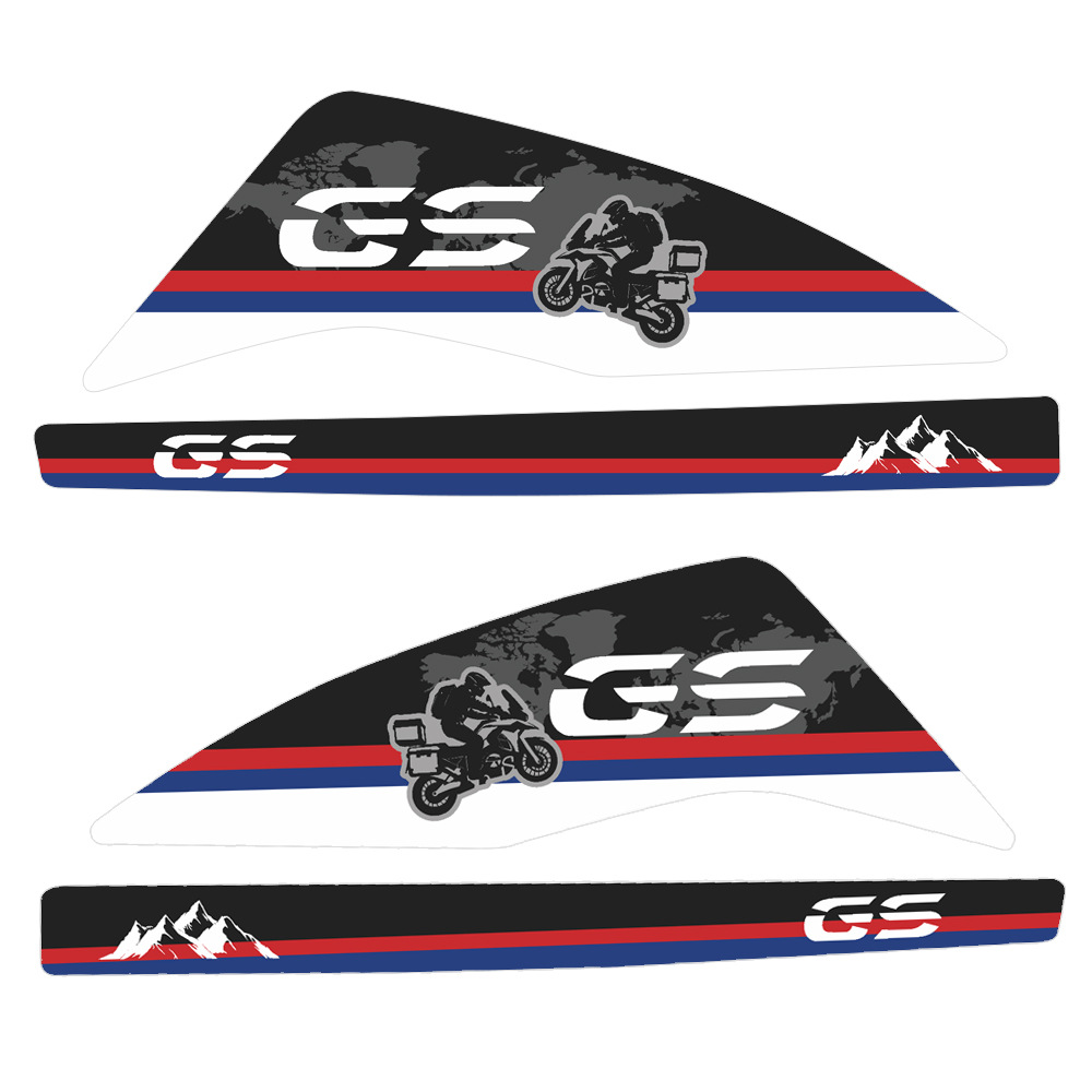 Motocicleta 25 nuevas calcomanías de mano impermeables calcomanías decorativas de protección solar adecuadas para BMW R1200GS 1250GS