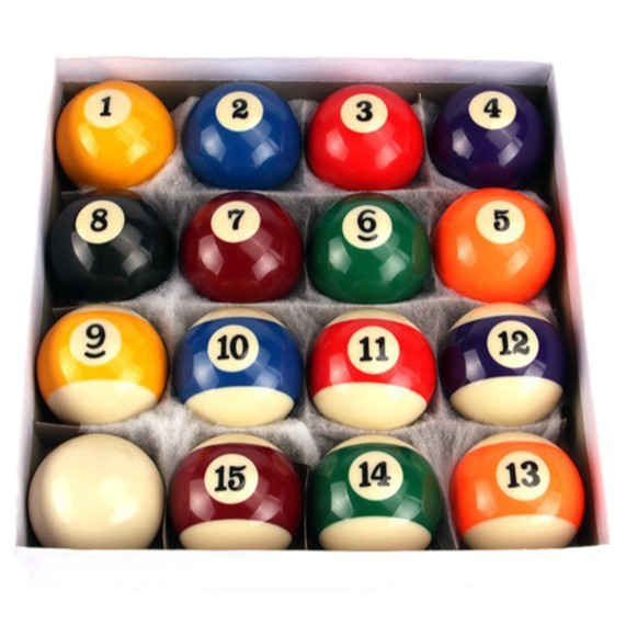Bolas de Billar Clásicas de 16 Colores, Estilo Chino y Americano, Bola Negra Ocho, 32, 38, 44, 48, 52.5, 57.2 mm, Billar de Mesa