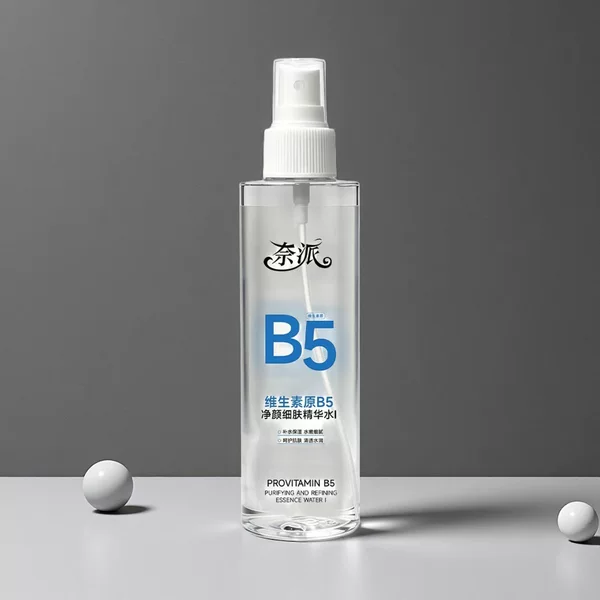 Provitamin B5 Purifying and Refining Essence Water moisturizes and hydrates, improves dryness and roughness, and nourishes the skin
