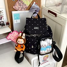 跨境2025秋季爆款小熊挂袋高颜值靓女休闲背包校园风精选双肩包