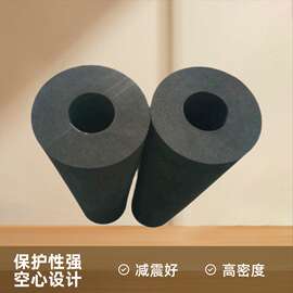 黑色高密度EVA圆柱空心 减震隔离保护泡棉管状圆柱 缓冲泡沫条