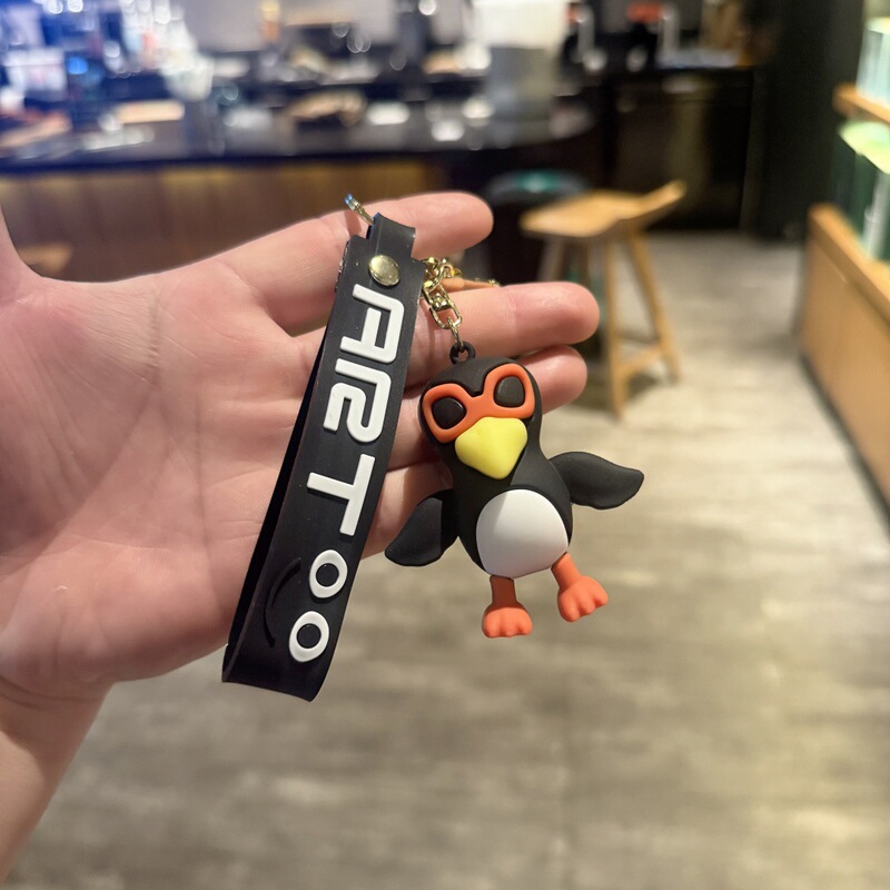 国境を越えた新型山海経キーホルダーストラップカエル人の悪辣な人の創意的な人形車の装飾品の卸売り|undefined
