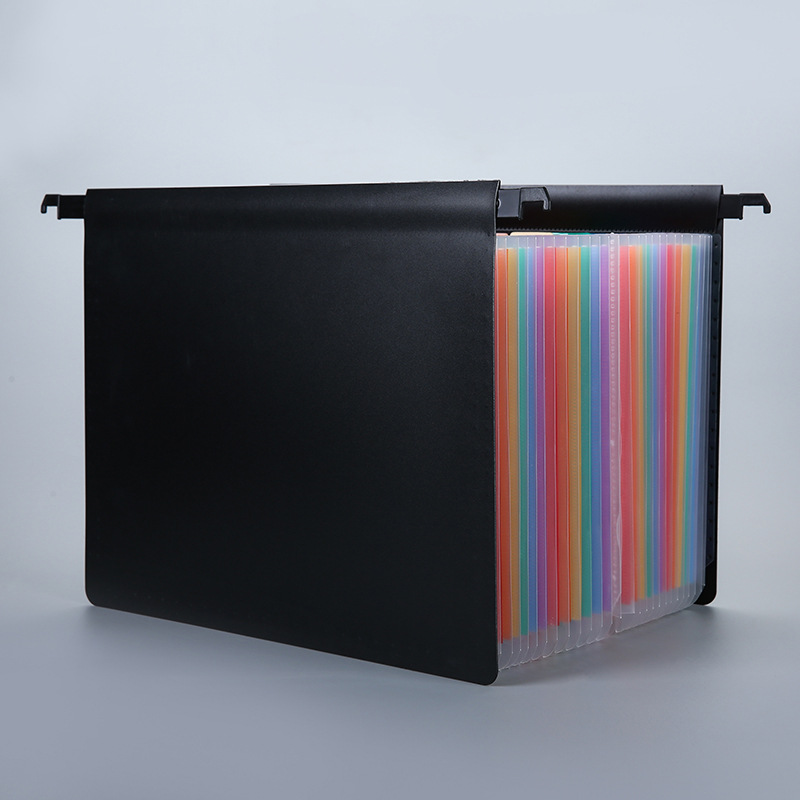 25 rejilla de gran capacidad bolsa de órgano A4 multi-capa bilateral colgante Prueba de papel archivo de almacenamiento de organización bolsa al por mayor