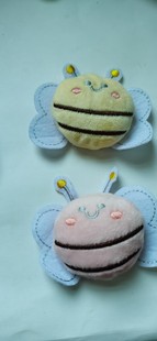 Cartoon Bee Stereo Cotton Doll Doll Garment Accessories Accessories Brooch Hairpin Scarf Hanging Ornaments