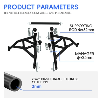 Motorcycle bumper crash bars, anti-fall bumpers, Qianjiang