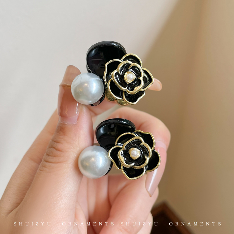 Celebridad de Internet 2024 Nueva horquilla pequeño clip de tiburón grano clip de cabeza de bola baja