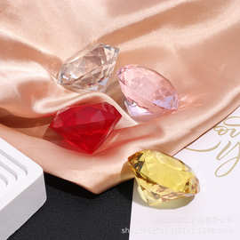 爆款水晶钻石 k9玻璃摆件装饰品个性diy透明彩色礼品厂家直销宝石