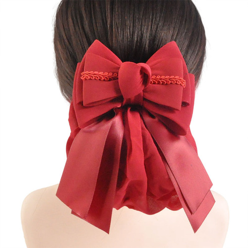 High-end professional hair net hotel bank professional updo hair net nurse hair net jewelry factory direct sales