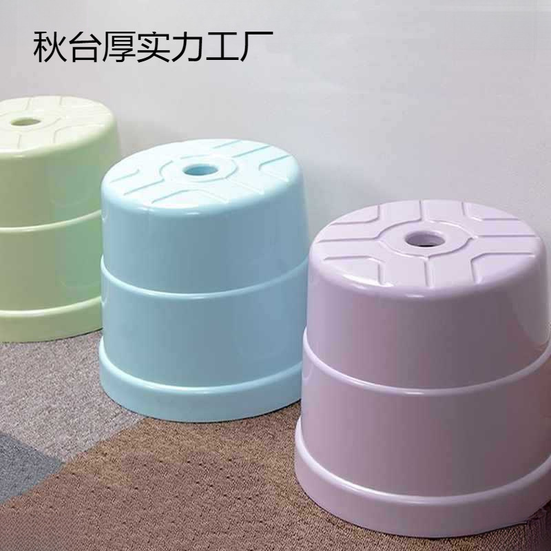 小さい腰掛けのプラスチックの腰掛けの家庭用の成人の腰掛けの丸い腰掛けは厚い滑り止めの足のゴムの腰掛けを踏んで子供の風呂に足を踏み入れる低い腰掛けです。|undefined