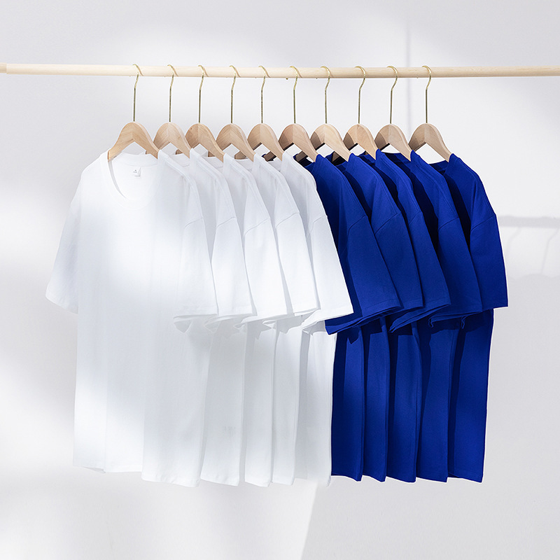 230g cotton heavy T-shirt men's simple solid color clothes men's casual short sleeve round neck undershirt summer 230g cotton heavy T-shirt men's simple solid color clothes men's casual short sleeve round neck undershirt summer