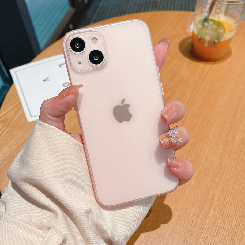 Apple 17 マット超薄型 TPU 携帯電話ケース iphone15 電気メッキボタンソフトケース 14/13 落下防止 7/8P に適しています。|undefined