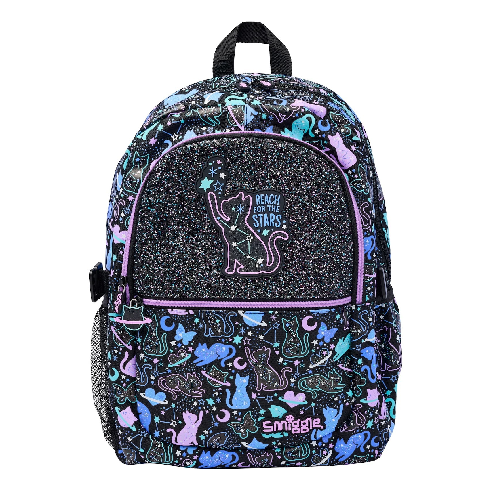 Smiggle grande kt Stitch mochila de gran capacidad de descompresión de doble hombro de dibujos animados