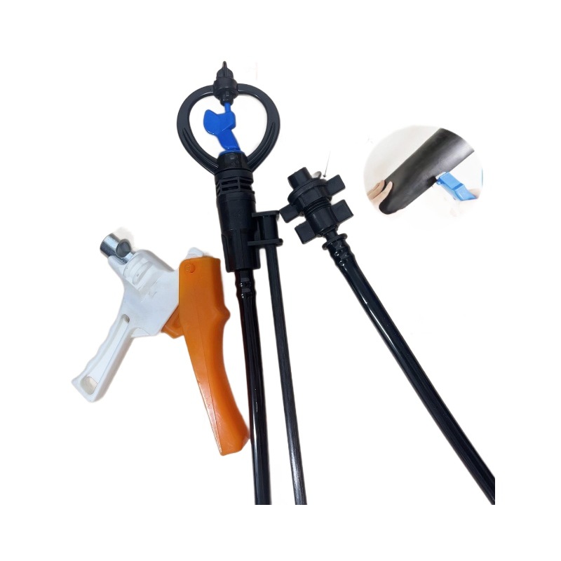 Microaspersor de suelo para invernaderos, cabezal de aspersor giratorio de 360 grados, rueda plana de 1/2 pulgada, rueda redonda, rueda mariposa, cabezal de aspersor agrícola en forma de mariposa