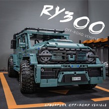 咔扣C009RY坦克300科技机械越野车模型拼装高难度积木男孩子玩具