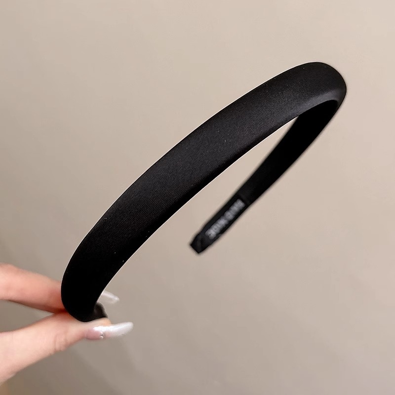 Diadema de color café de otoño e invierno para mujer 2025 nuevo paquete de cabello, diadema de presión superior de cabeza alta, toallita de tarjeta de viaje de salida exterior de todo fósforo