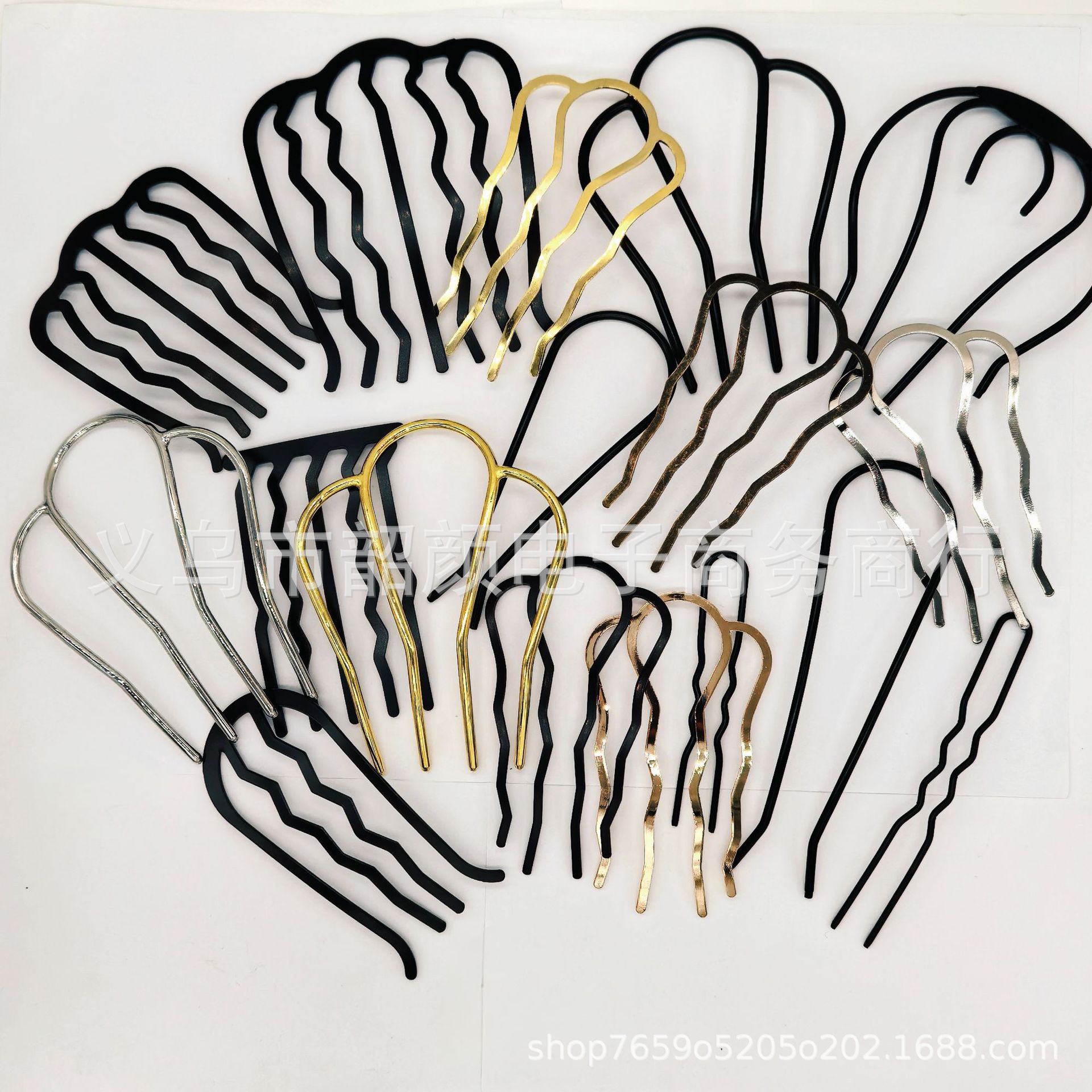 Disparador de metal de hierro, cabezal de bola nupcial, artefacto para el cabello/juego de bricolaje, plancha para el cabello de hierro, horquilla de hierro