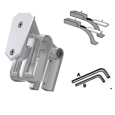Universal motorcycle modification small: Motorcycle front windshield - small-windscreen-silver-bracket