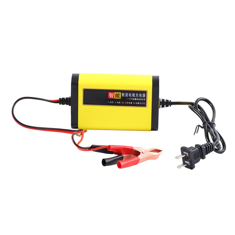 Reparación de batería de motocicleta, batería de almacenamiento de camión pequeño, cargador LCD, 12V voltios, 6A3, 5a2SUV, batería de coche