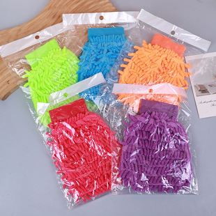 Bagged Single-Sided Chenille Gloves, Car Cleaning Gloves, Household Cleaning Gloves, Car Washing Gloves