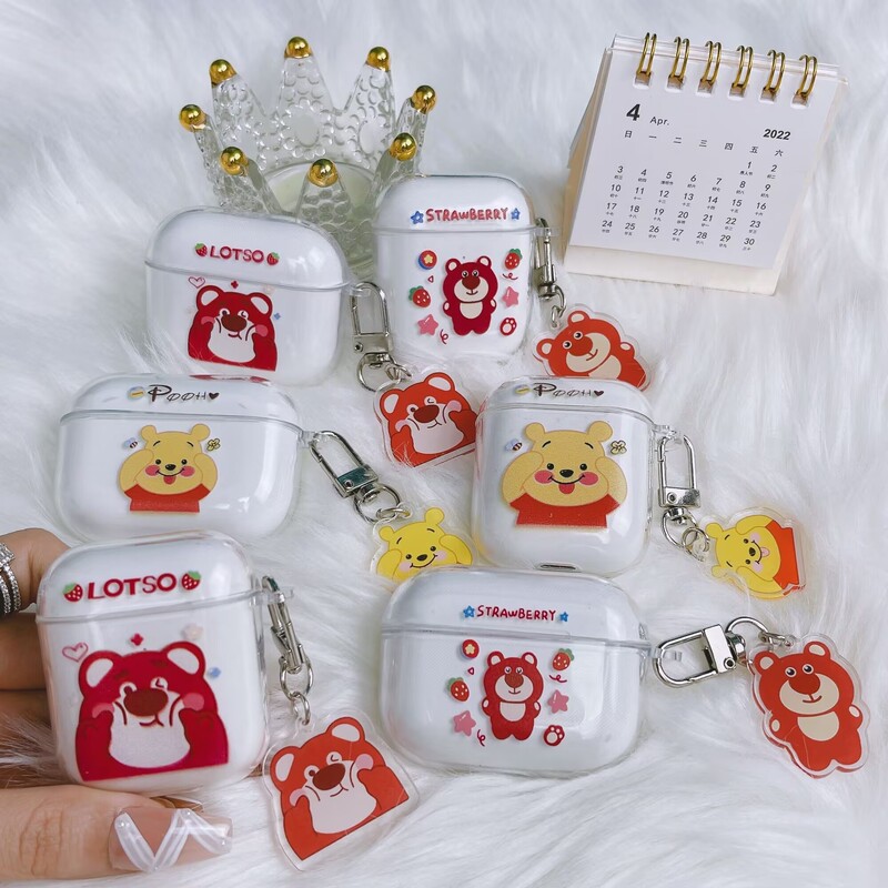 Cross-Border Drop Shipping Is Suitable for AirPods 4Th Generation Apple AirPods Pro2 3Rd Generation I12 Cartoon Protective Case