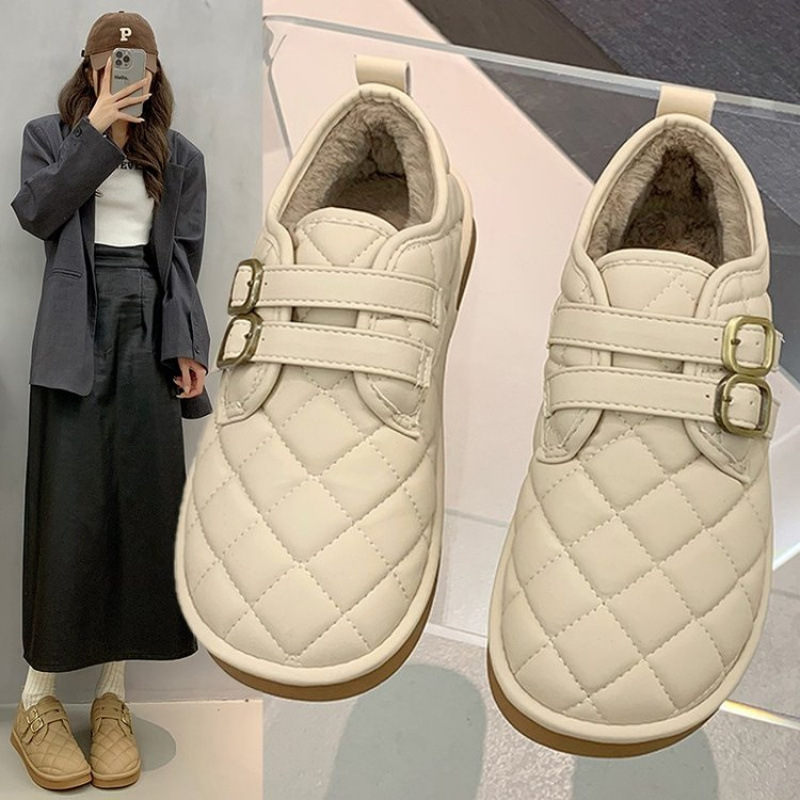 Internet celebrity casual cotton shoes for women in autumn and…