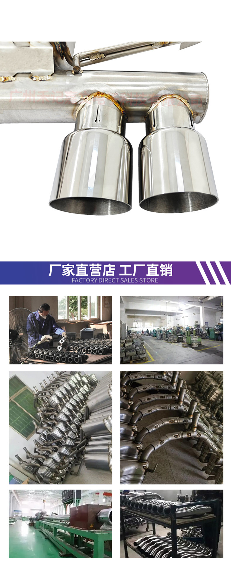 Suitable for 04-06 Bmw E46 M3 with Valve Remote Control Muffler High Performance Cat Back Stainless Steel Exhaust Pipe