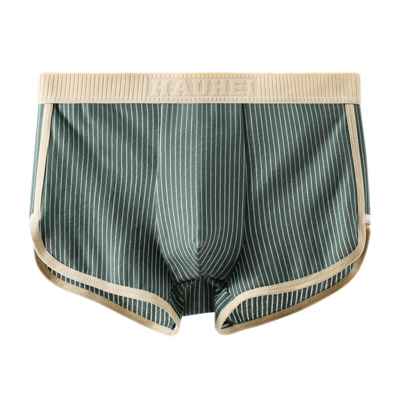 Ropa interior de hombre, cintura media de algodón puro, entrepierna antibacteriana, pantalones cuadrangulares, deportes juveniles, bóxer transpirable, bragas