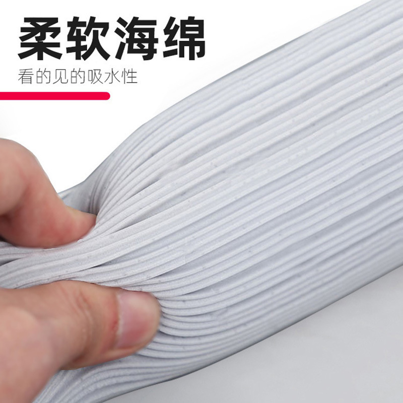 海绵拖把头滚轮式替换装通用型胶棉替换头家用28小号27大号38棉头