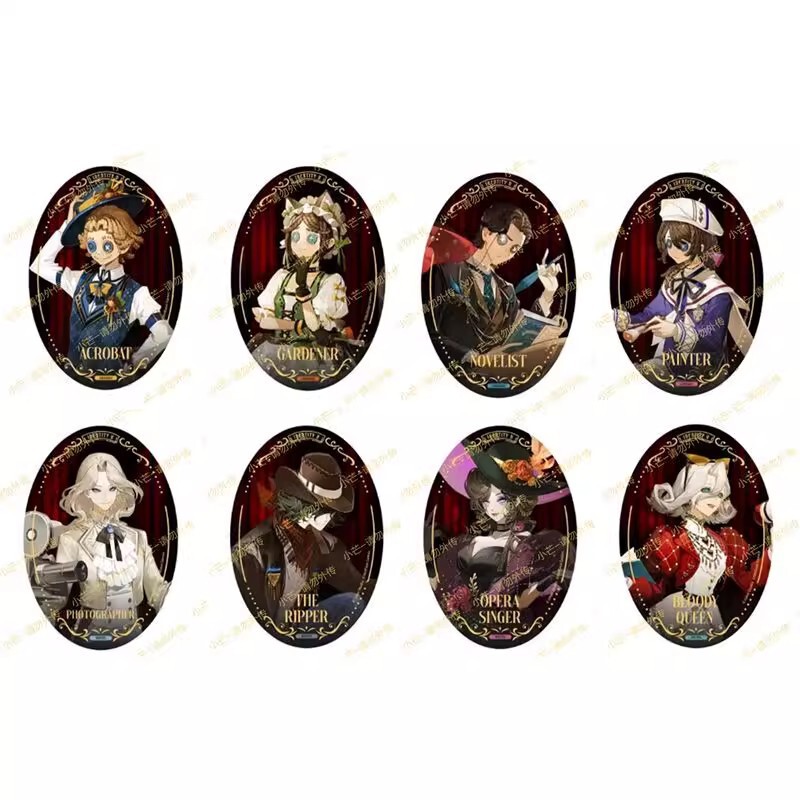 In-Stock Authentic Identity V Perfect Finishing Series Oval Badge Bar Laser Ticket Jack Painter Novelist