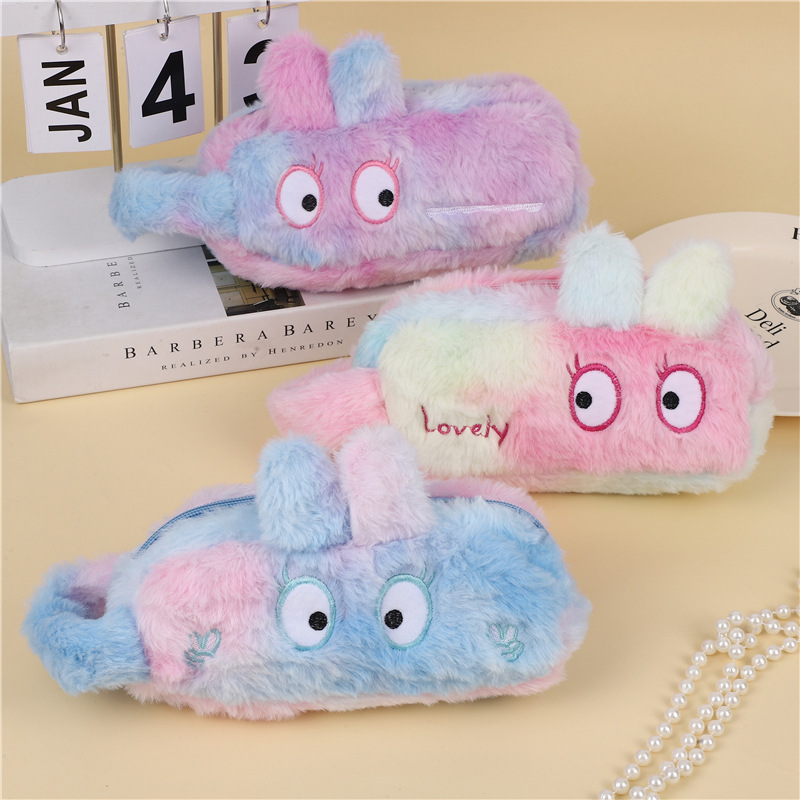 Inswind caja de lápiz de gran capacidad de dibujos animados transfronterizos bolsas de pluma lindas bolsas de almacenamiento de estudiantes niñas bolsas de maquillaje