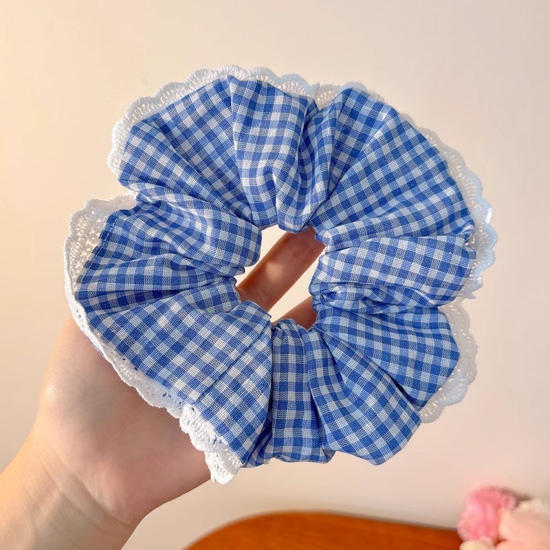 Lazo de encaje para niños, lazo para el cabello de intestino grueso, niña, bola, cabeza, cuerda para la cabeza, niña dulce, cola de caballo, cuerda para el cabello, tocado