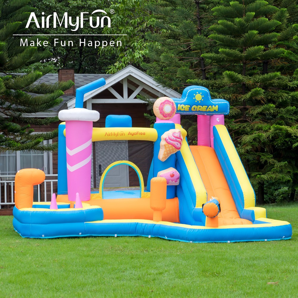 Castillo inflable de gran venta para uso doméstico, trampolín para niños, parque infantil pequeño para interior y exterior, tobogán inflable, cama elástica, castillo inflable.