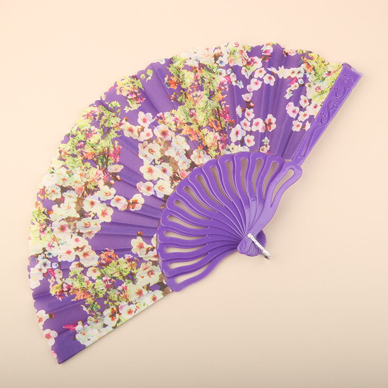 Abanico Plegable de Encaje de Plástico, Estampado, para Danza image 90
