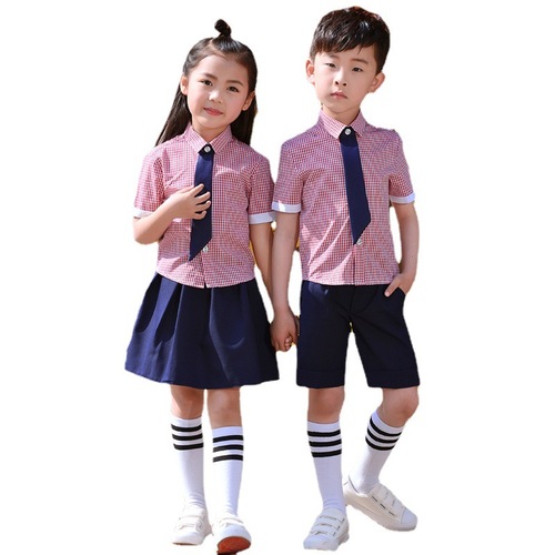 Children's New Kindergarten School Uniforms Graduation Photos June 1st Chorus Performance Clothes Primary School Student Class Uniforms Suspender Skirt Suit Summer