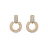 Silver needle, fashionable earrings from pearl, silver 925 sample, city style, fitted, wholesale