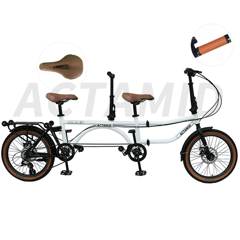 Складной tandem-велосипед для взрослых
