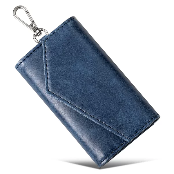 Japanese-Style New Key Pouch Retro Fashion Envelope-Style Snap Card Slot Home Key Box Can Be Worn on the Waist Key Pouch