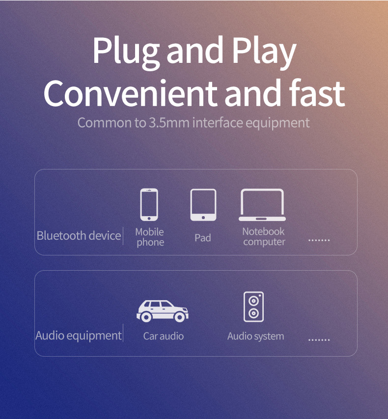 New Arrival 5.4 Car Bluetooth Receiver Old Fashioned Audio Adapter Tf Card