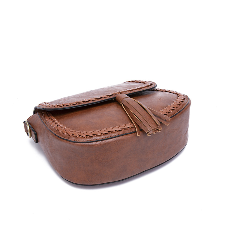 Saddle Bag Bags Type Street Occasion Pu Leather Material Women's Backpack Backpack Solid Color Pattern All Seasons Season Women's Large All Seasons Pu Leather Vintage Style Saddle Bag