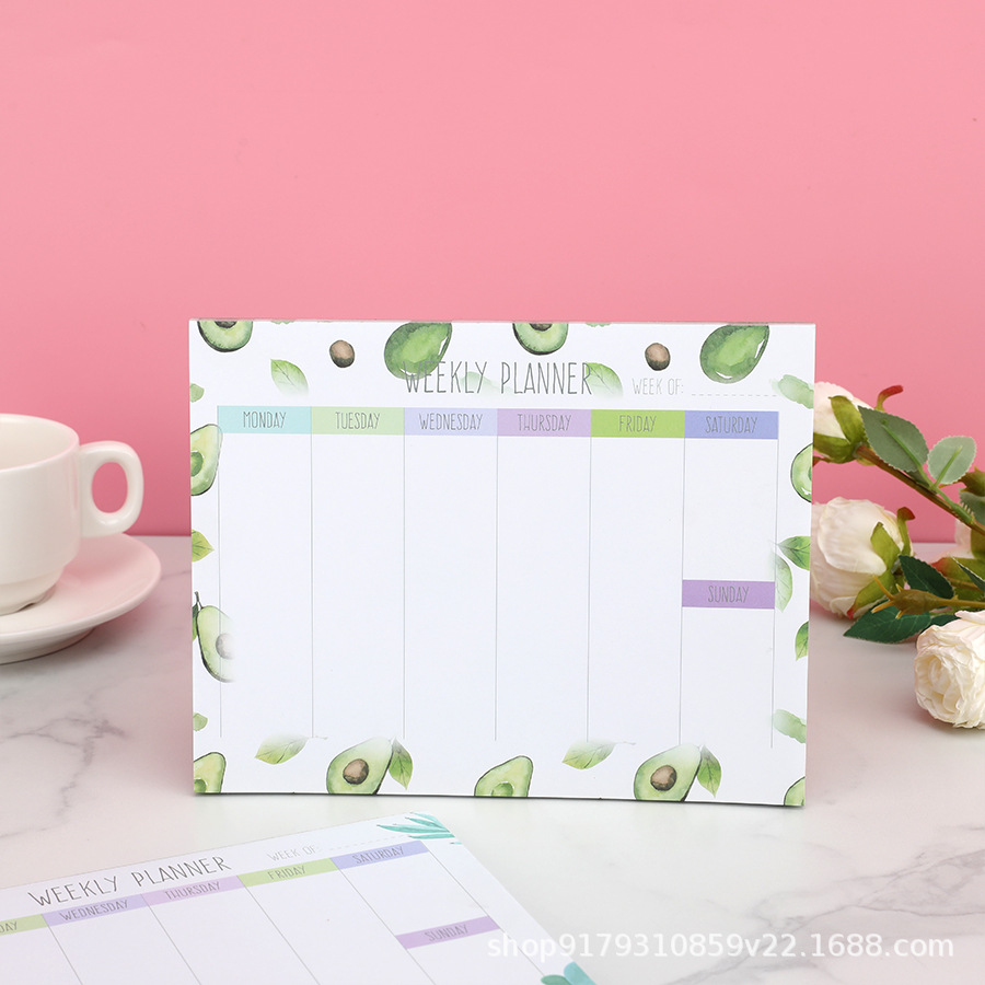 18x23cm - 두꺼운 아보카도 테마