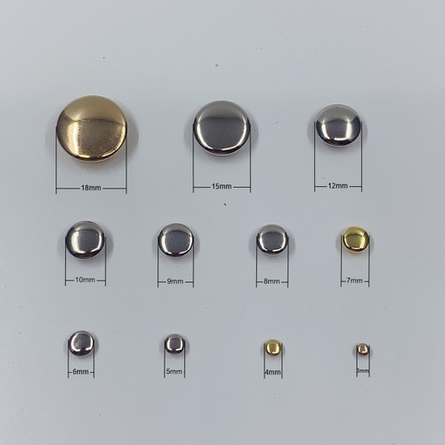 Metal rivets wholesale from the factory, single-sided double-sided copper and iron toggle clasps, box, leather goods, gift bag pure copper rivets