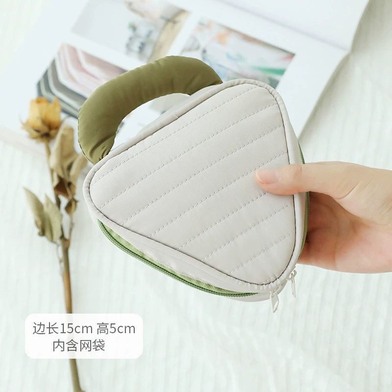 Brand cosmetic bag, small capacious handheld storage system, 2022