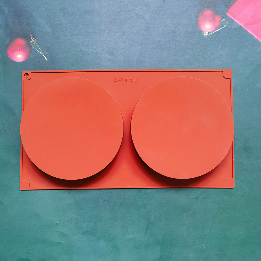 2 discos 309 pasteles molde de silicona pasteles hechos a mano gelatina torta molde de pan herramientas de horneado