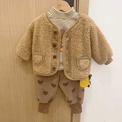 【穿搭系】嘟嘟家寶寶外套秋冬2023年新款打底衫嬰兒衣服套裝男童
