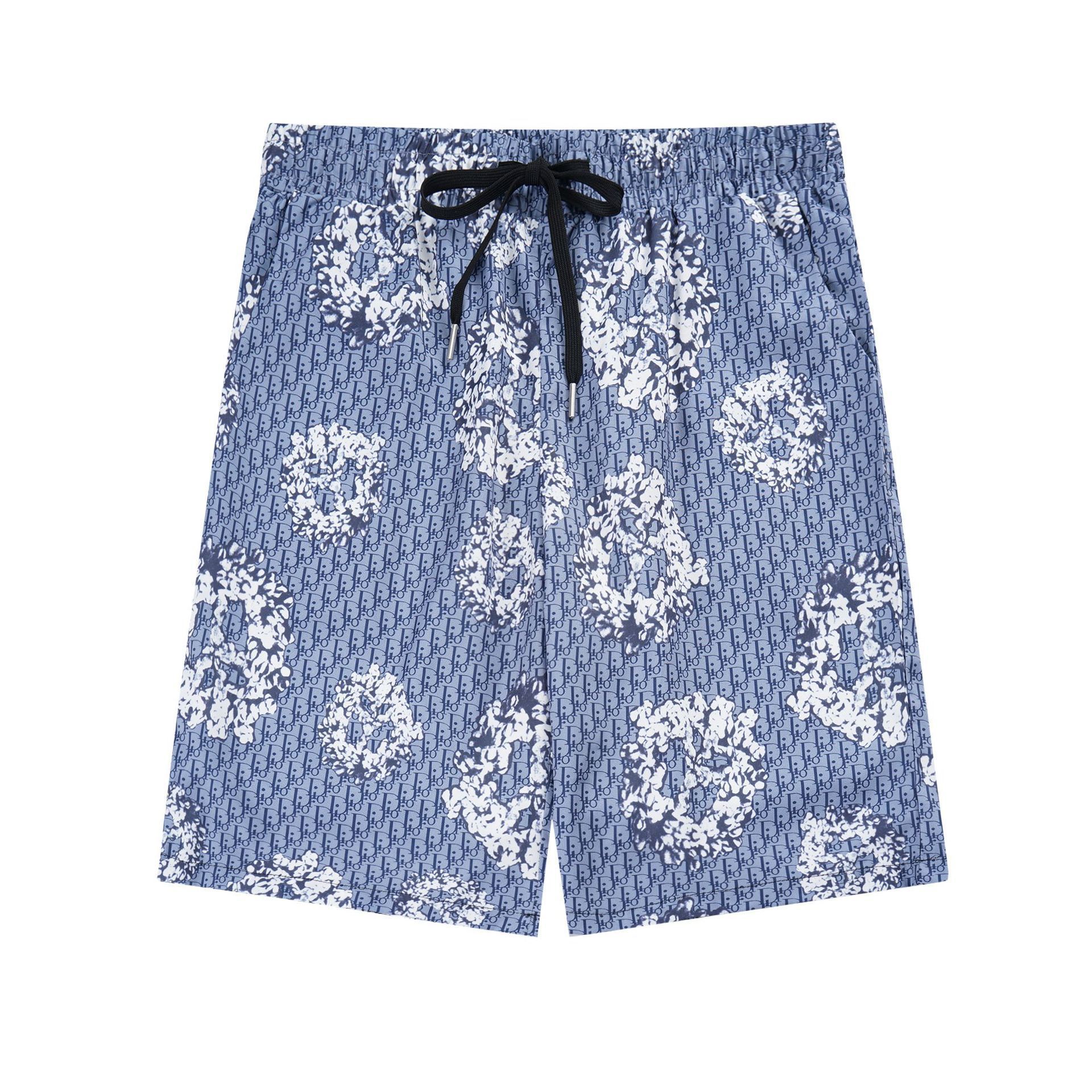Transfronterizo de verano Amiri set clásico impresión de caju amiri camisa corta casual ropa deportiva para hombres y mujeres