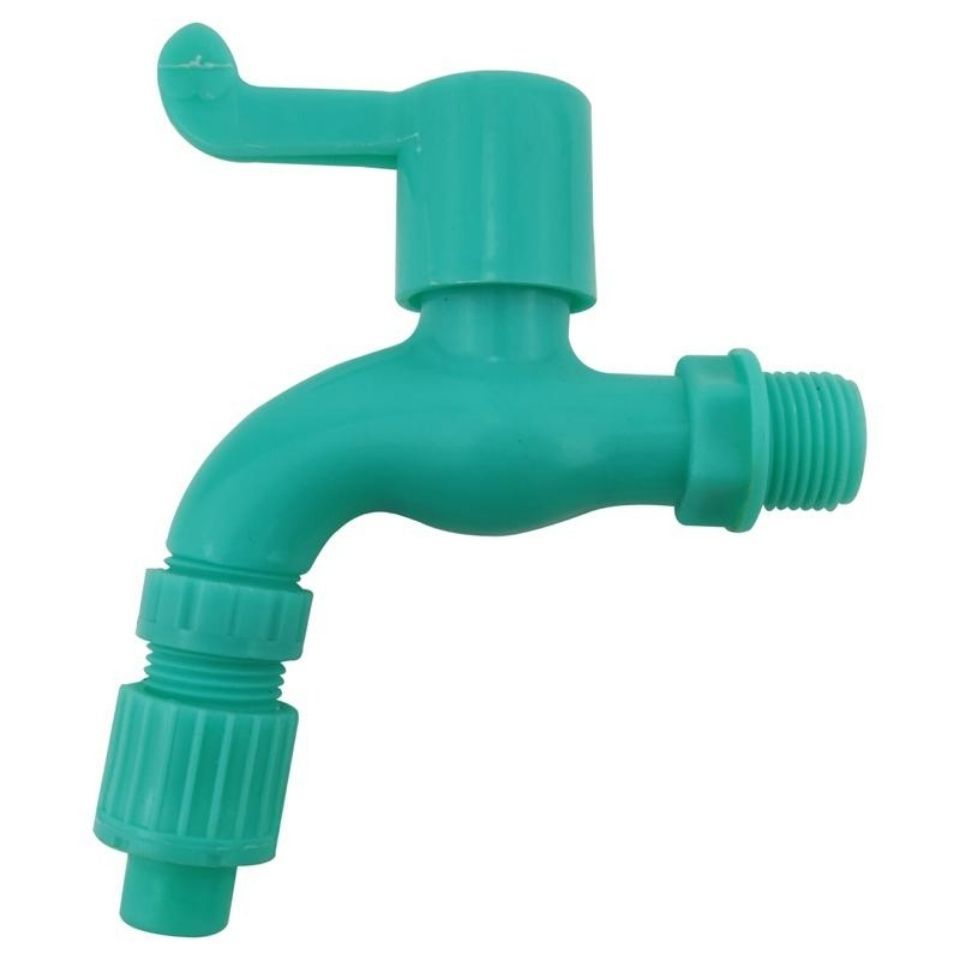 pp plastic faucet, 4-point and 6-point in stock, outdoor, household, kitchen, washing machine, quick-opening plastic faucet full figure