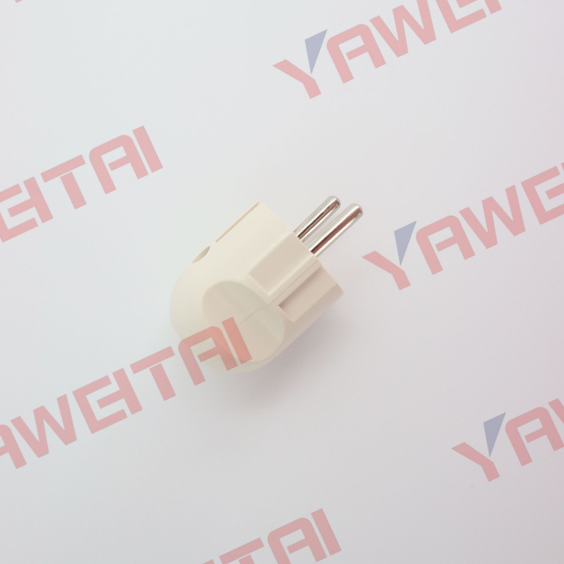 YAWEI欧式插头德式小型插头带接地插头4.8MM德标插头