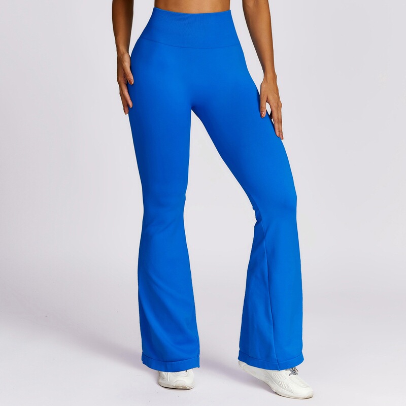 High-Quality Wide-Leg Pants, High-Waisted, Tummy-Tucking, Butt-Lifting Yoga Flared Pants, Slightly Flared Peach-Shaped Casual Sports Pants