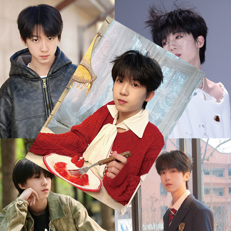 男明星批发 莎头组合成毅宋亚轩TF家族四代陈奕恒写真墙贴纸|undefined